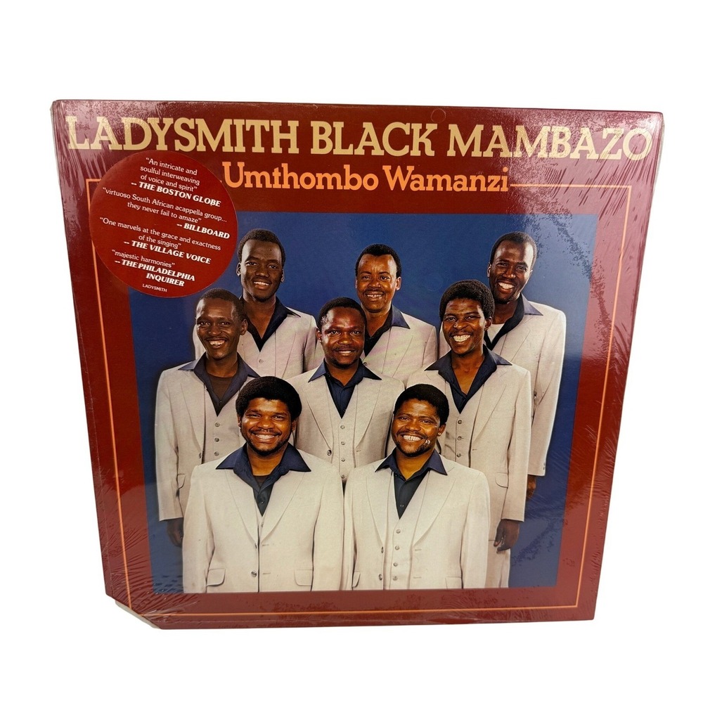 Ladysmith Black Mambazo Umthombo Wamanzi Vinyl LP 1988 Shanachie 43055 Sealed